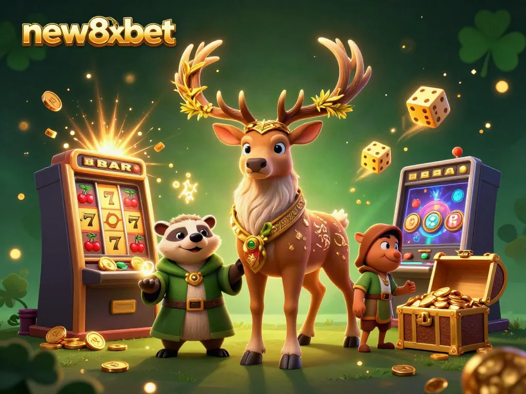 Experience the thrill of gaming at new8xbet with vibrant casino elements and dynamic visuals.