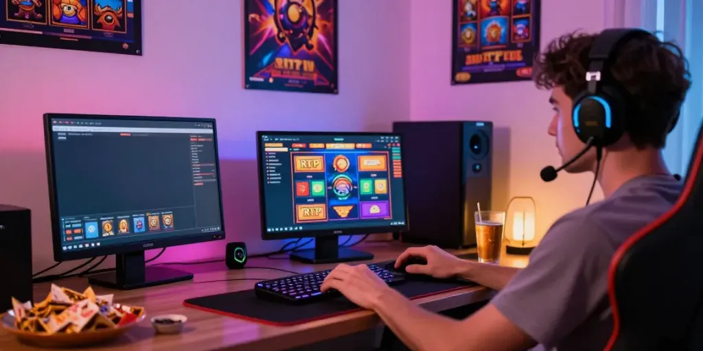 Pengalaman bermain rtp slot di rumah yang nyaman dengan fokus pada grafik permainan yang menarik.