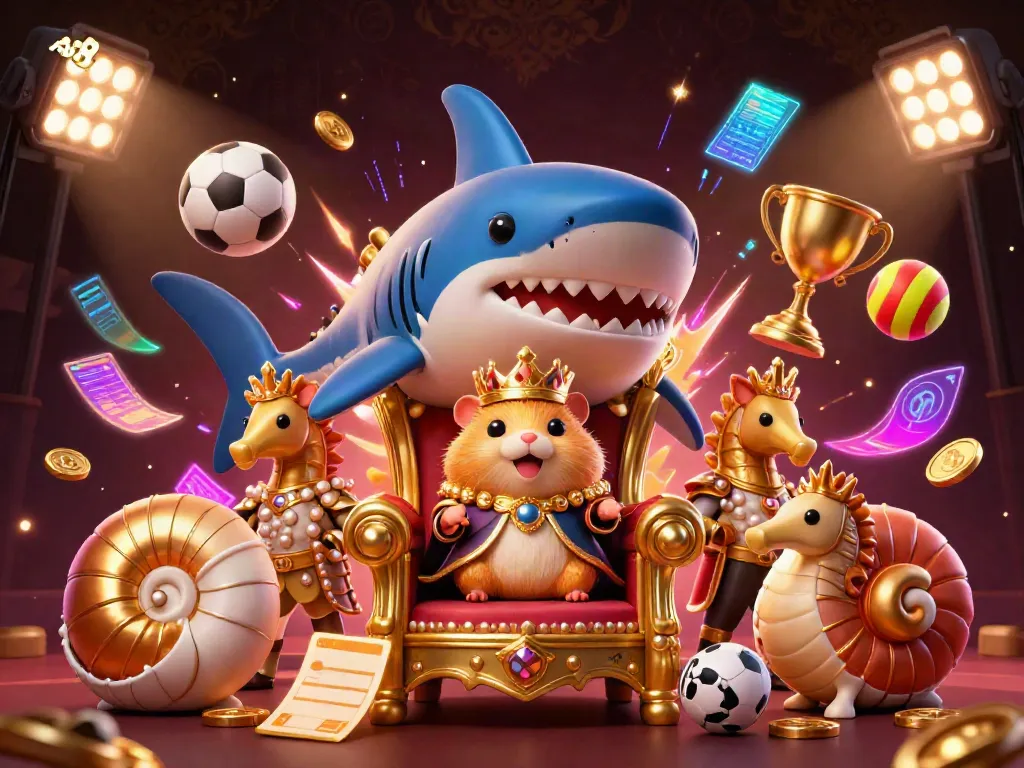 Engage in thrilling games with TA 88's dynamic casino elements surrounded by gold and sports.