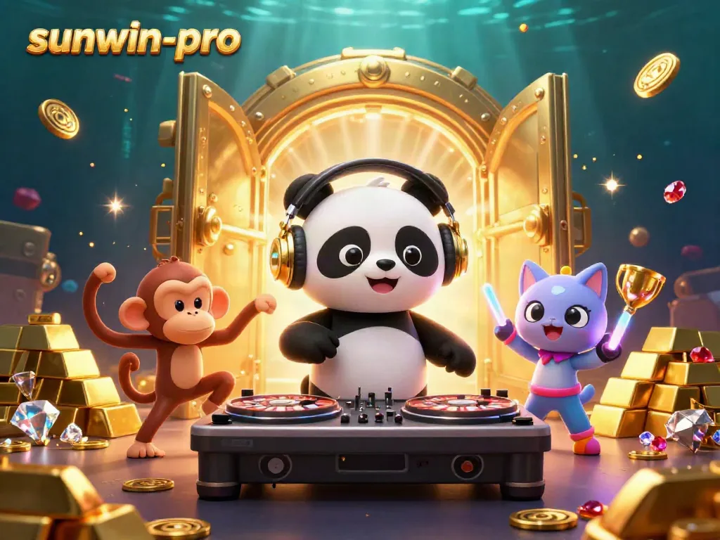 Engage with sunwin-pro through thrilling games in a vivid 3D cartoon scene filled with excitement.