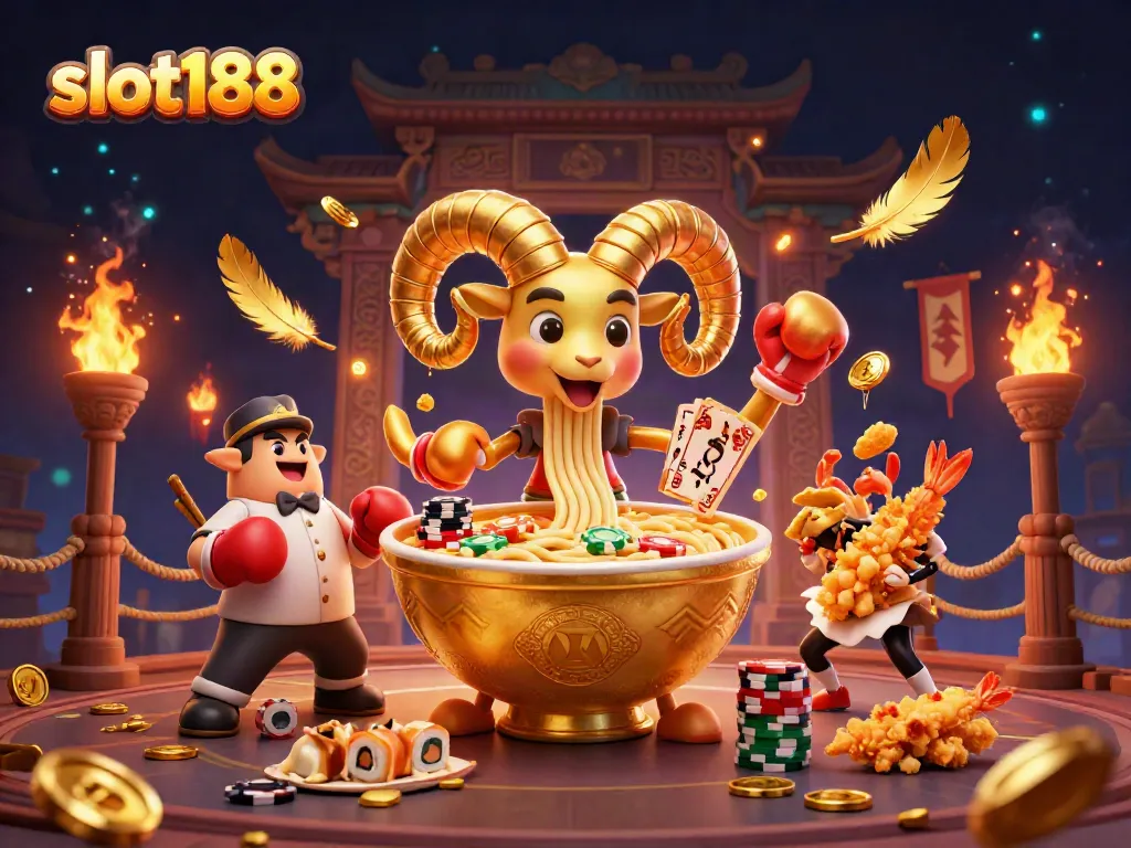 Slot188 menyajikan keseruan judi online dengan ilustrasi 3D penuh warna dan elemen menarik.