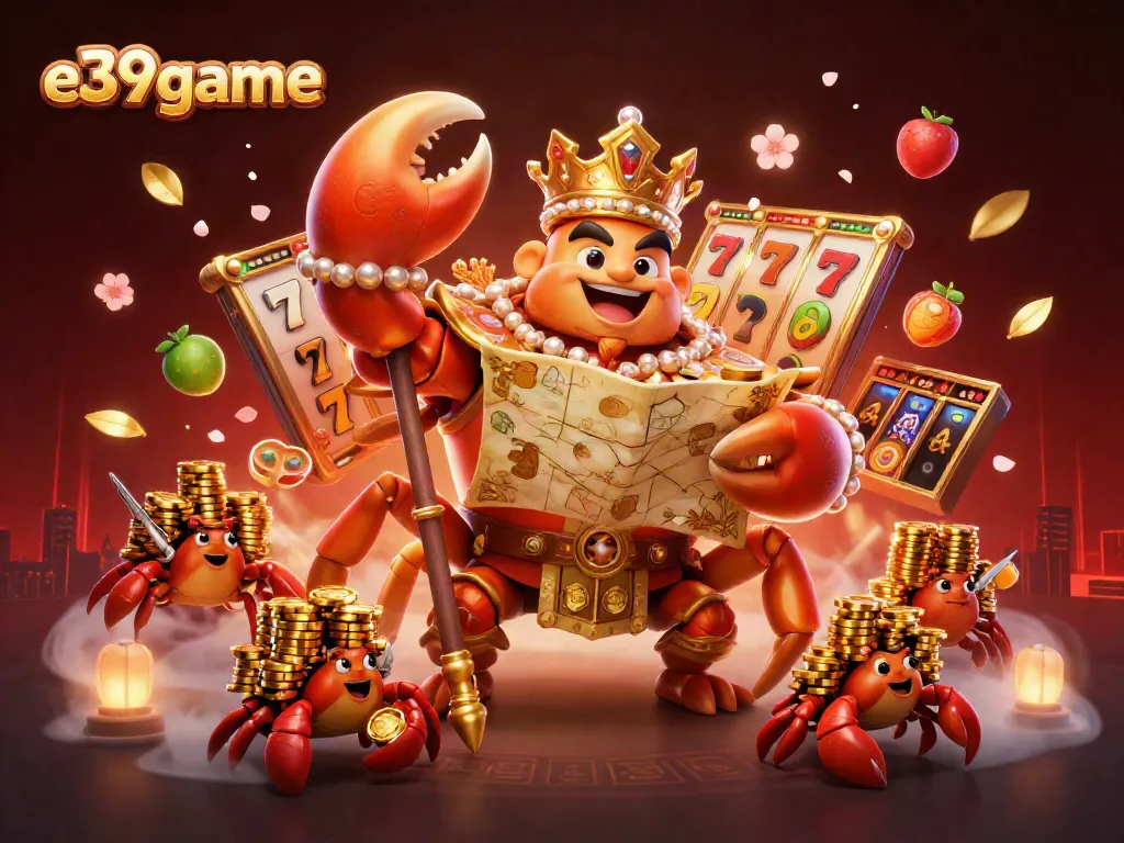 Engage in thrilling gameplay at e39game with the grand golden crab emperor and dynamic slot elements.