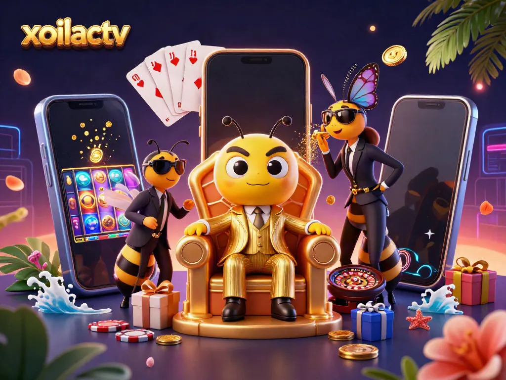 Experience the excitement of xoilactv with dynamic casino elements and lively characters!