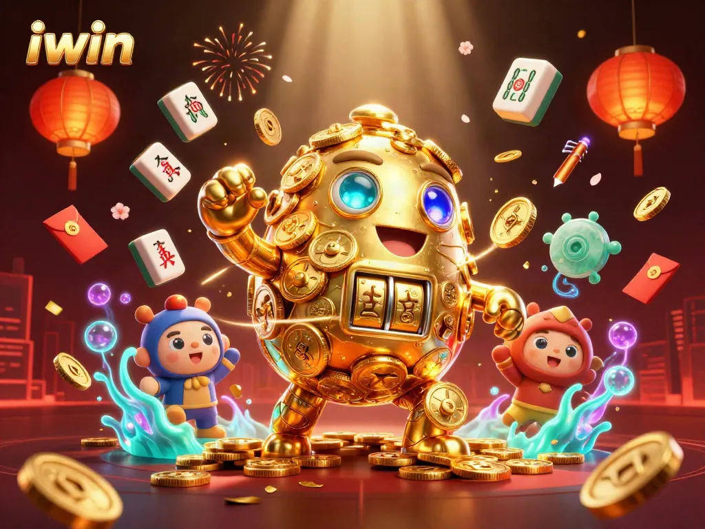 Engage with iwin's thrilling casino experience featuring vibrant 3D elements and dynamic gaming visuals.