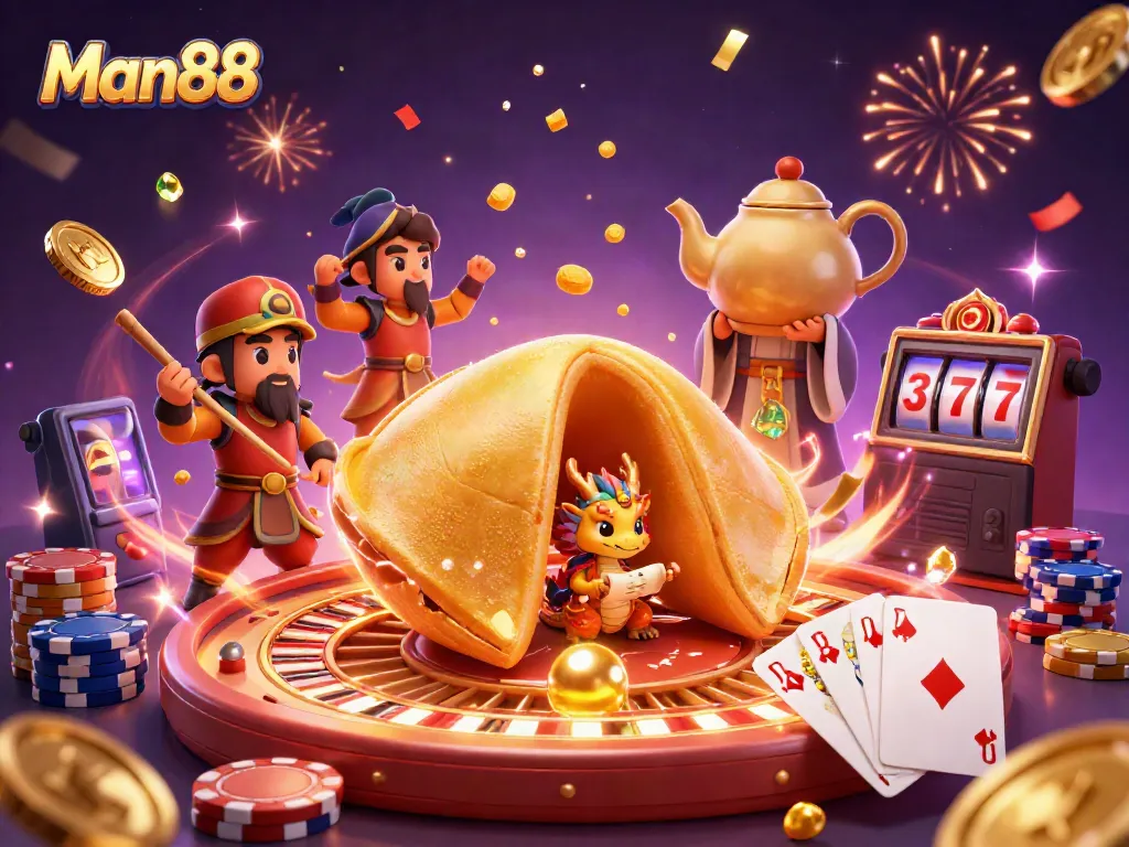 Experience exciting wins with Man88 at the online casino, where golden opportunities and celebrations abound.